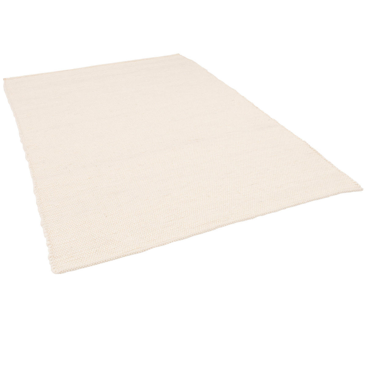 NATUR TEPPICH WOLLE ALASKA MELIERT - Ecru, Textil (160/230cm) - Pergamon