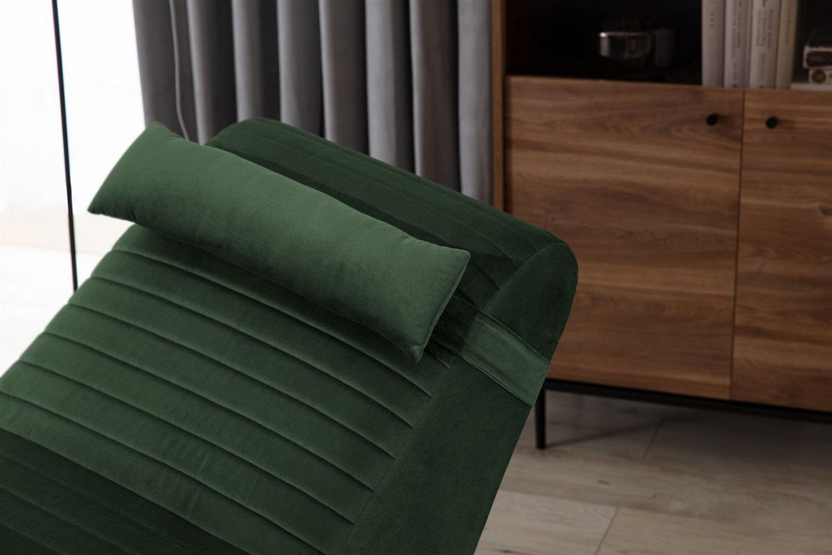 RELAXLIEGE Abramo In Kronos - Grün, Holzwerkstoff/Textil (73/80/170cm) - Fun Möbel