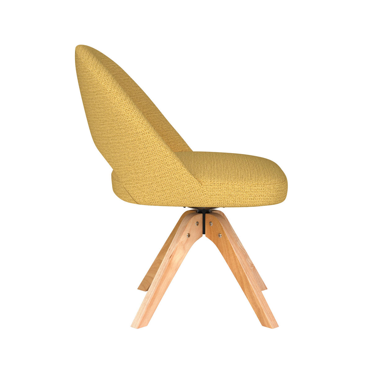 ESSZIMMERSTUHL Mick - Gelb - 60/56/83 cm - Gelb, Textil (56/83/60cm)