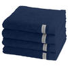 HANDTUCH Sinfonie 4er-Set - Blau, Textil (50/100cm) - Ross
