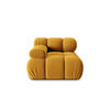 MODUL links Bellis aus Samt gelb - Gelb, Textil (94/70/94cm) - Micadoni