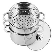 TOPF Silber 24/24/11.5 cm KH3319 - Silberfarben, Metall (24cm) - Kinghoff 