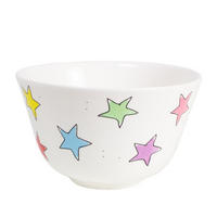 SCHALE Stern in Bunt - 14cm - Multicolor, Keramik (14.3/9/14.3cm) - Blond Amsterdam