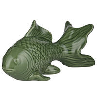 DEKO-FISCH Koi - Dolomit Grün - Grün, Stein (11/13/19cm) - Butlers