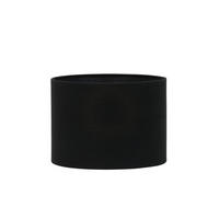 LAMPENSCHIRM Livigno Schwarz Ø30/21 cm - Schwarz, Textil (30/30/21cm) - Light & Living