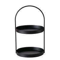 ETAGERE aus Metall Joko Schwarz 27/26/44 cm - Schwarz, Metall (44cm) - Boltze Home