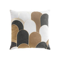 DEKOKISSEN Goldenes Muster 45/45 cm - Multicolor, Textil (45/45cm) - Douceur d´intérieur