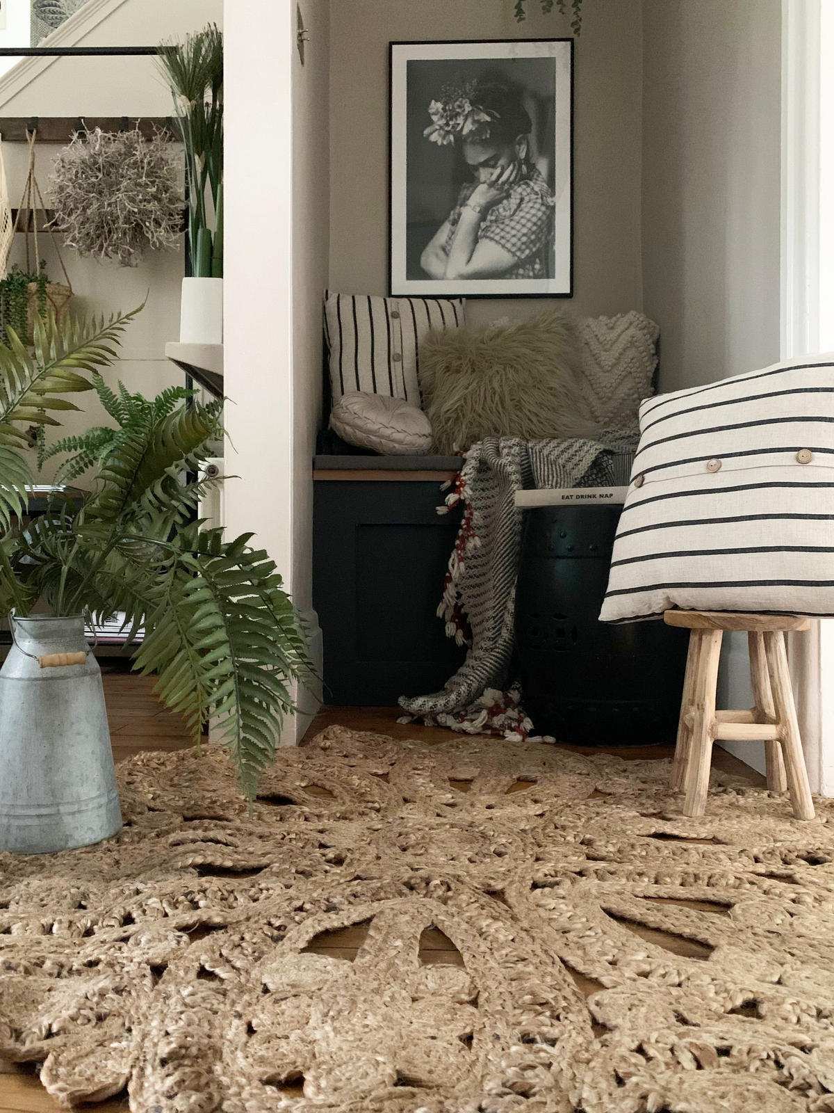 DEKORATIVNÍ POLŠTÁŘ sada 2 ks Béžový 43/43 cm Cynara - béžová, textil/přírodní materiály (43/43cm) - Beliani