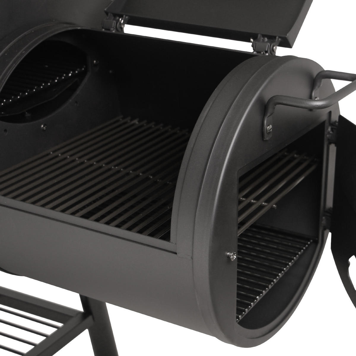 SMOKER YUMA Set - Schwarz, Metall (170/145/80cm) - TAINO