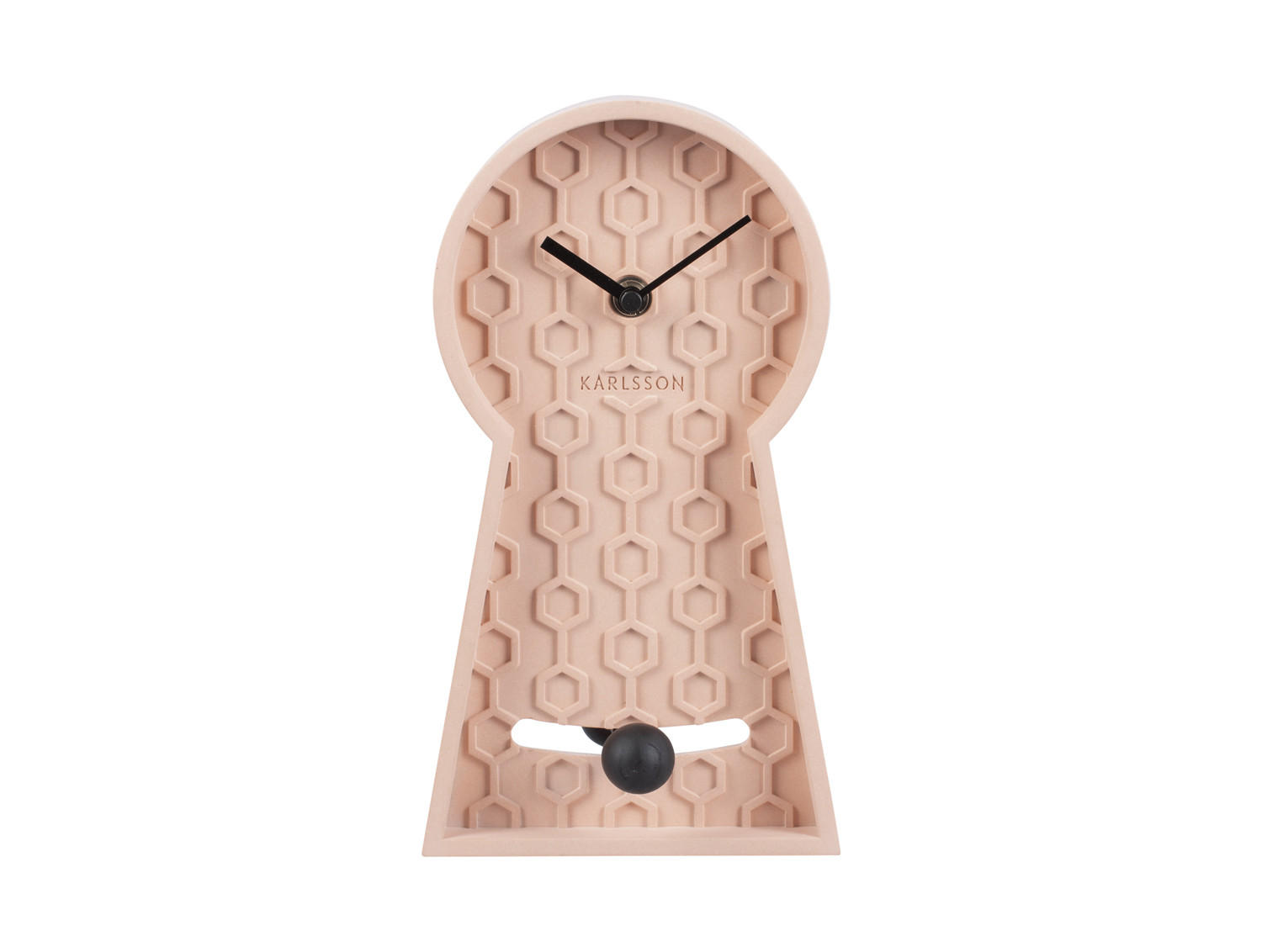 TISCHUHR Honeycomb Rosa 25/14/25 cm - Pink, Stein (14/25/25cm) - Karlsson