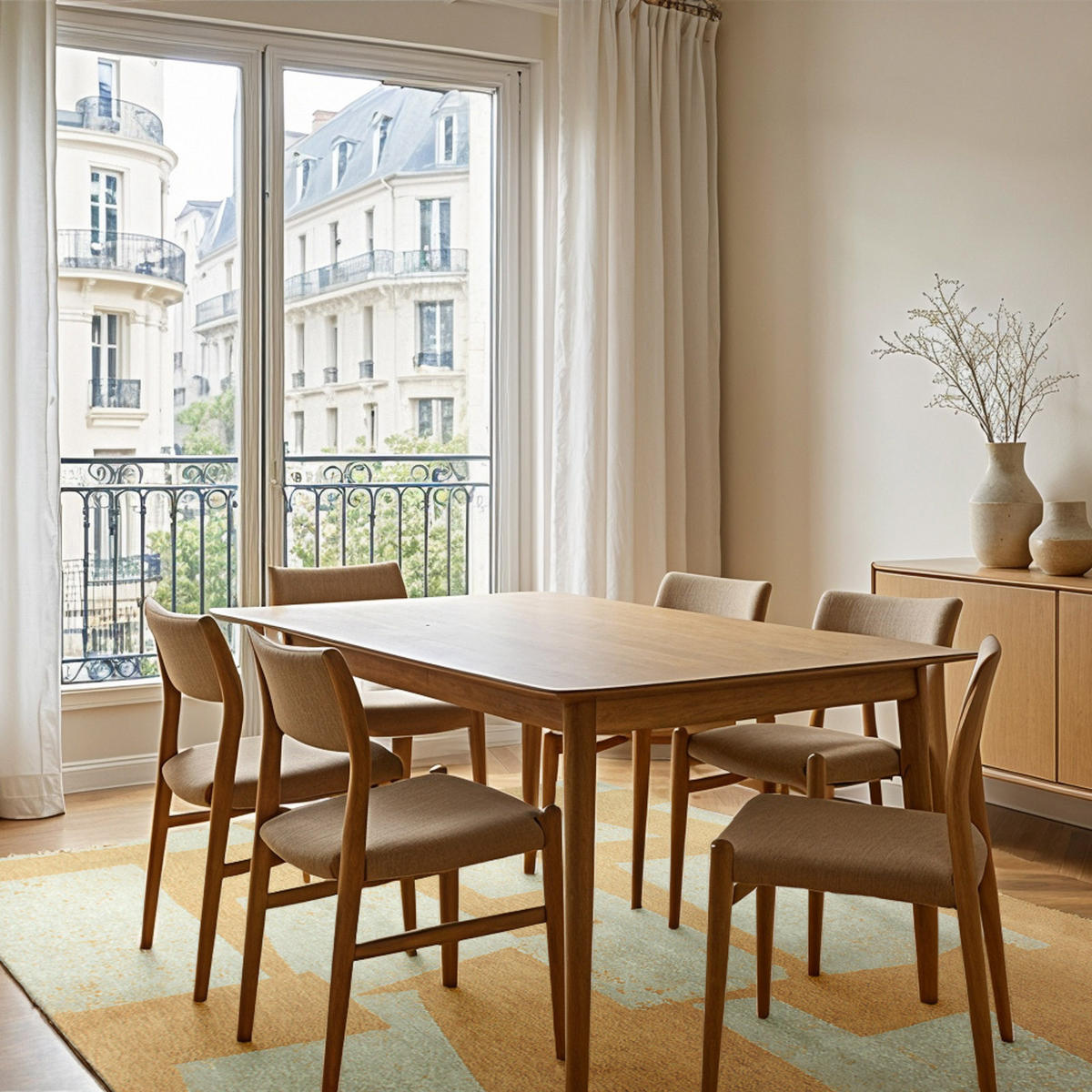 TEPPICH Nougat Lola&Moi 200/280 cm - Beige, Kunststoff/Textil (200/280cm) - Lola&Moi