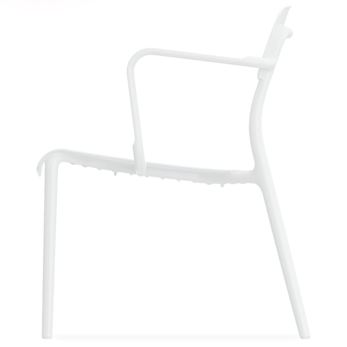 GARTENMÖBEL-SET GALIO, 4-tlg - Weiß, Kunststoff - KONSIMO®