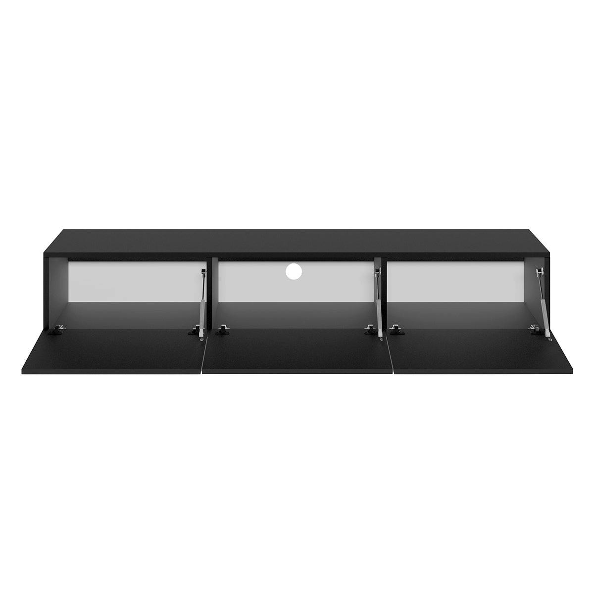 TV STOLÍK Idao Čierna - čierna, kompozitné drevo (180/35/29cm) - Petits-meubles