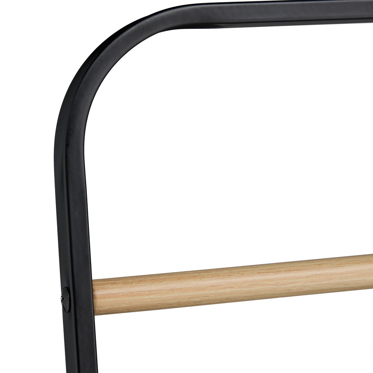 KLEIDERSTÄNDER - Schwarz, Metall (41/140/41cm) - Relaxdays