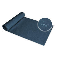 TISCHLÄUFER 40/100 cm Blau Leinenoptik - Blau, Textil (40/100cm) - TiborTex
