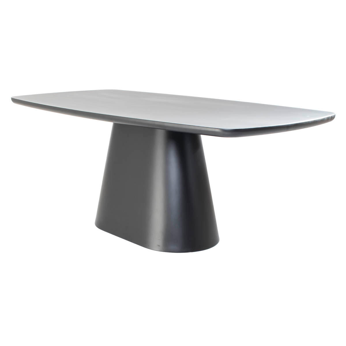 ESSTISCH aus HPL 200x100x76cm, schwarz - Schwarz, Holz (200/100/76cm) - Giga Meubel