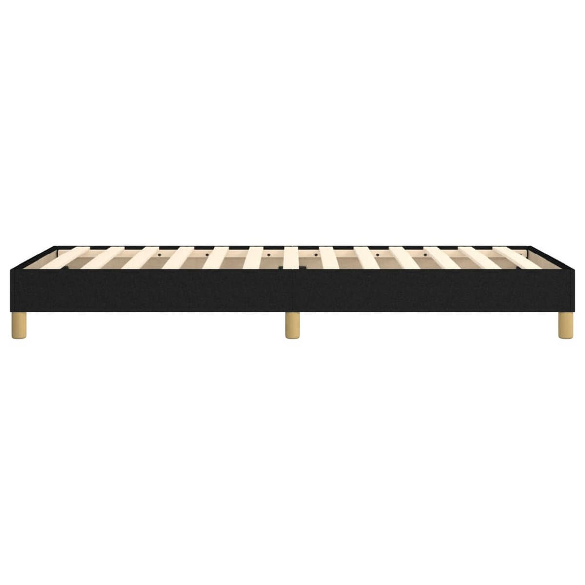 POLSTERBETT Quinn 100/203 cm - Schwarz, Holzwerkstoff (100/200cm) - Nettlife