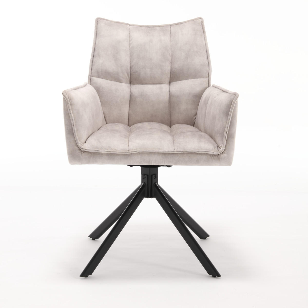 ESSZIMMERSTUHL Dani Grau 58/67/64 cm - Grau, Textil (67/64/58cm) - Starfurn