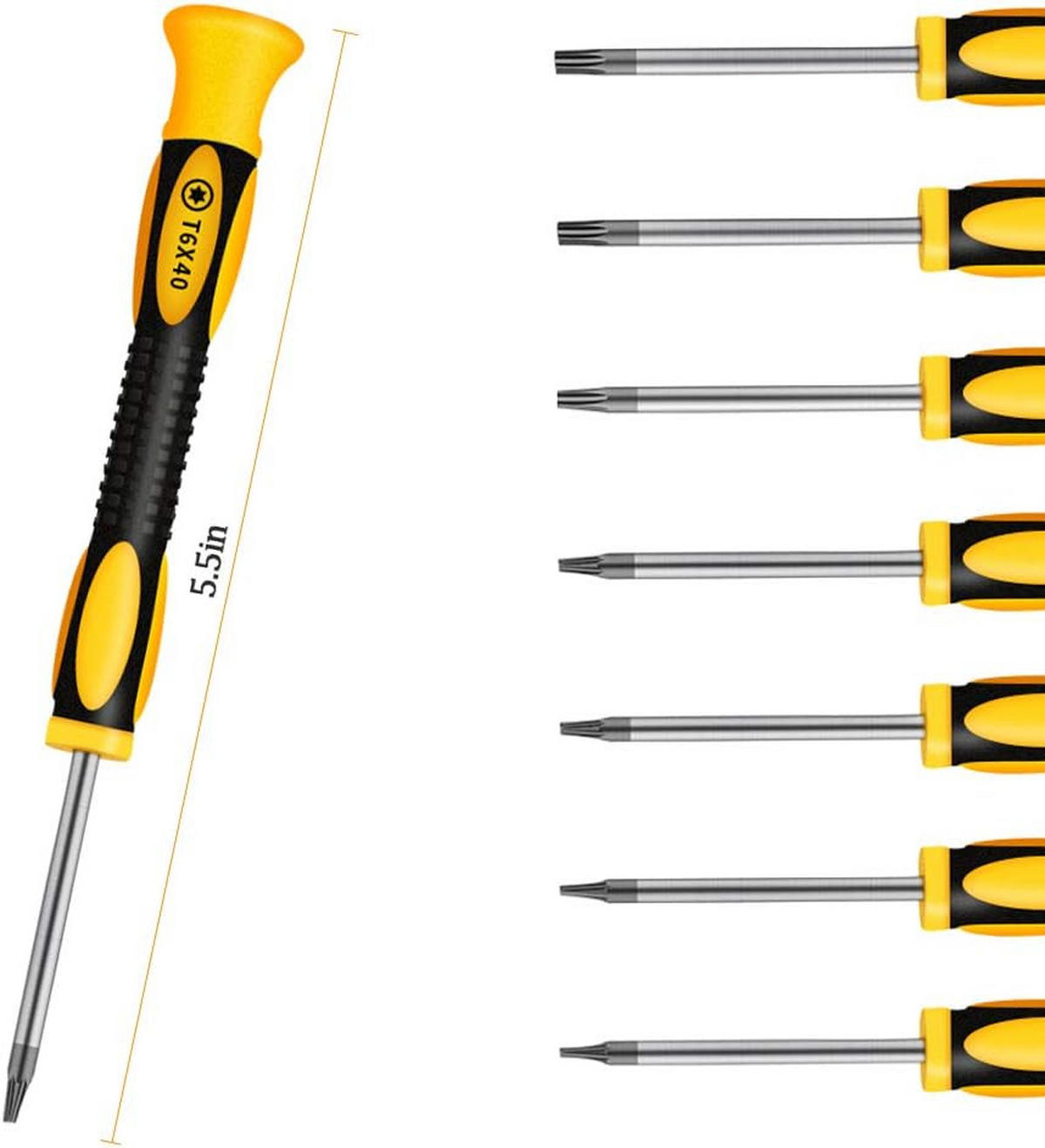 SCHRAUBENDREHER-SET-DIY,12-IN-1 Magnetschraubendreher-Set - Schwarz, Metall (2/2/14cm) - LIBRATON