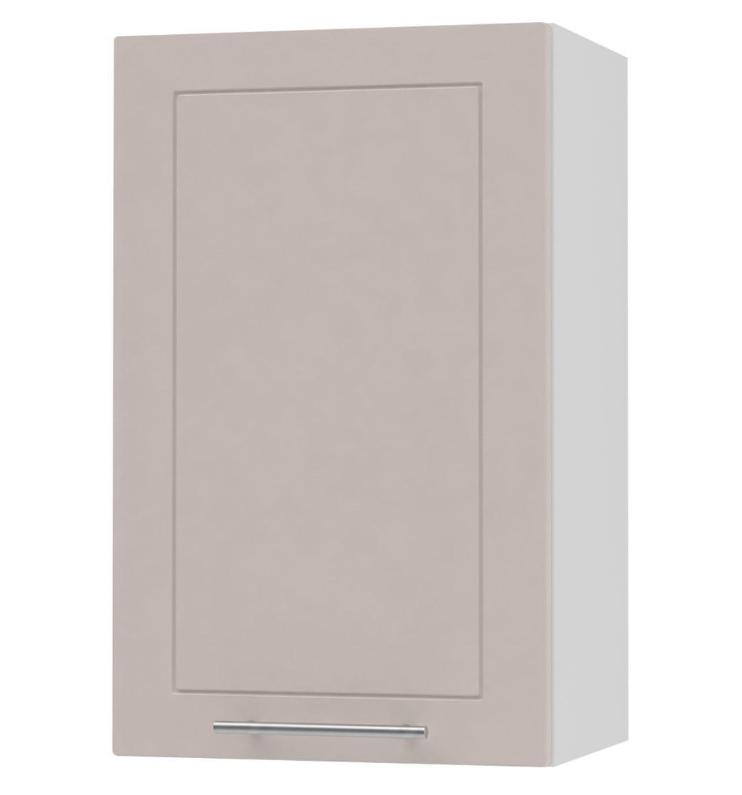 KÜCHENHÄNGESCHRANK Kvantum W2/45 Weiß / Kaschmir Matt 45 / 32,5 / 72cm - Kaschmir/Weiß, Holz/Holzwerkstoff (45/72/32.5cm) - Feldmann-Wohnen