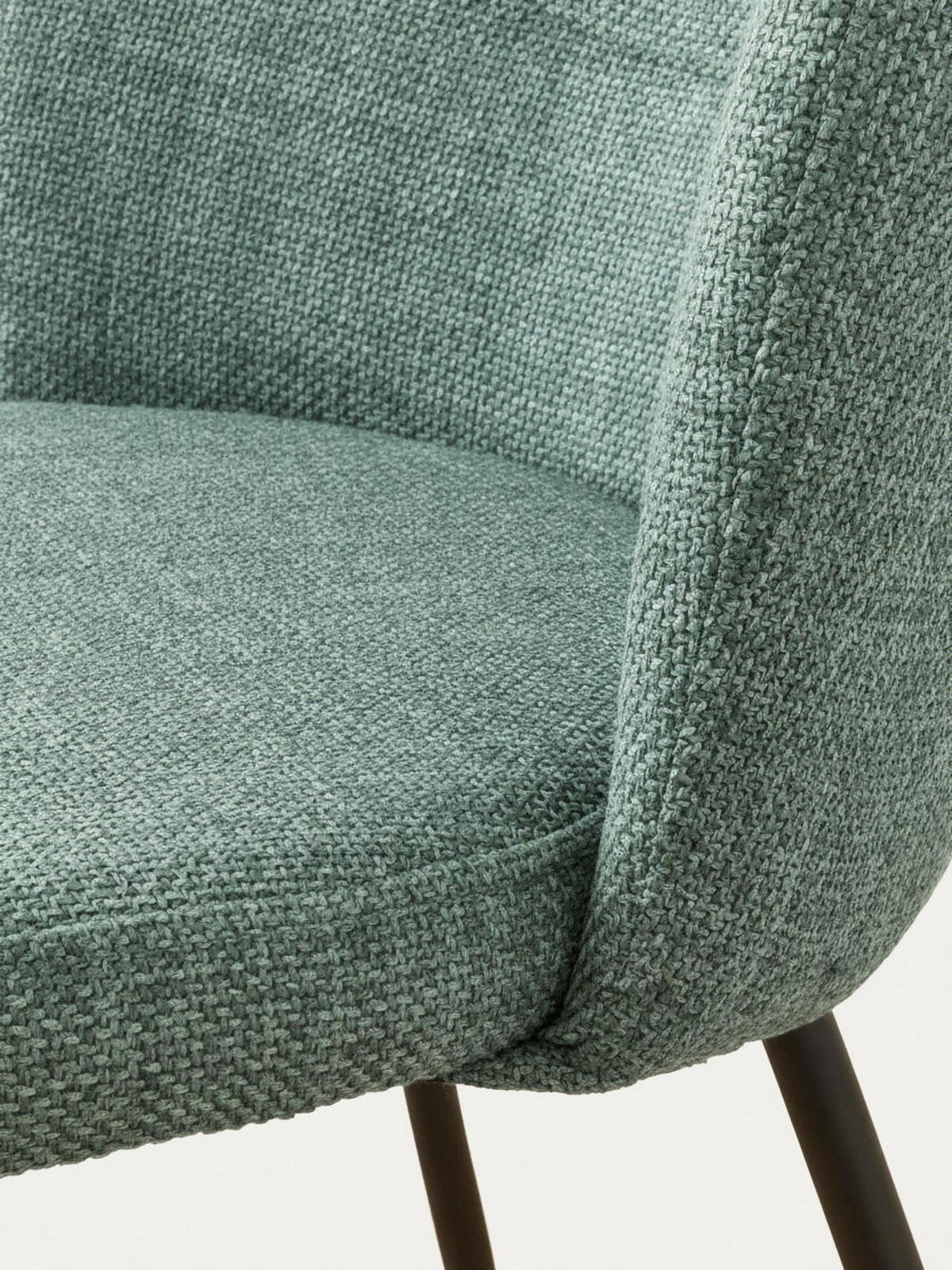 STUHL Beiz Minze 54 cm x 81 cm - Mintgrün, Textil (54/81/59cm) - Kenay Home