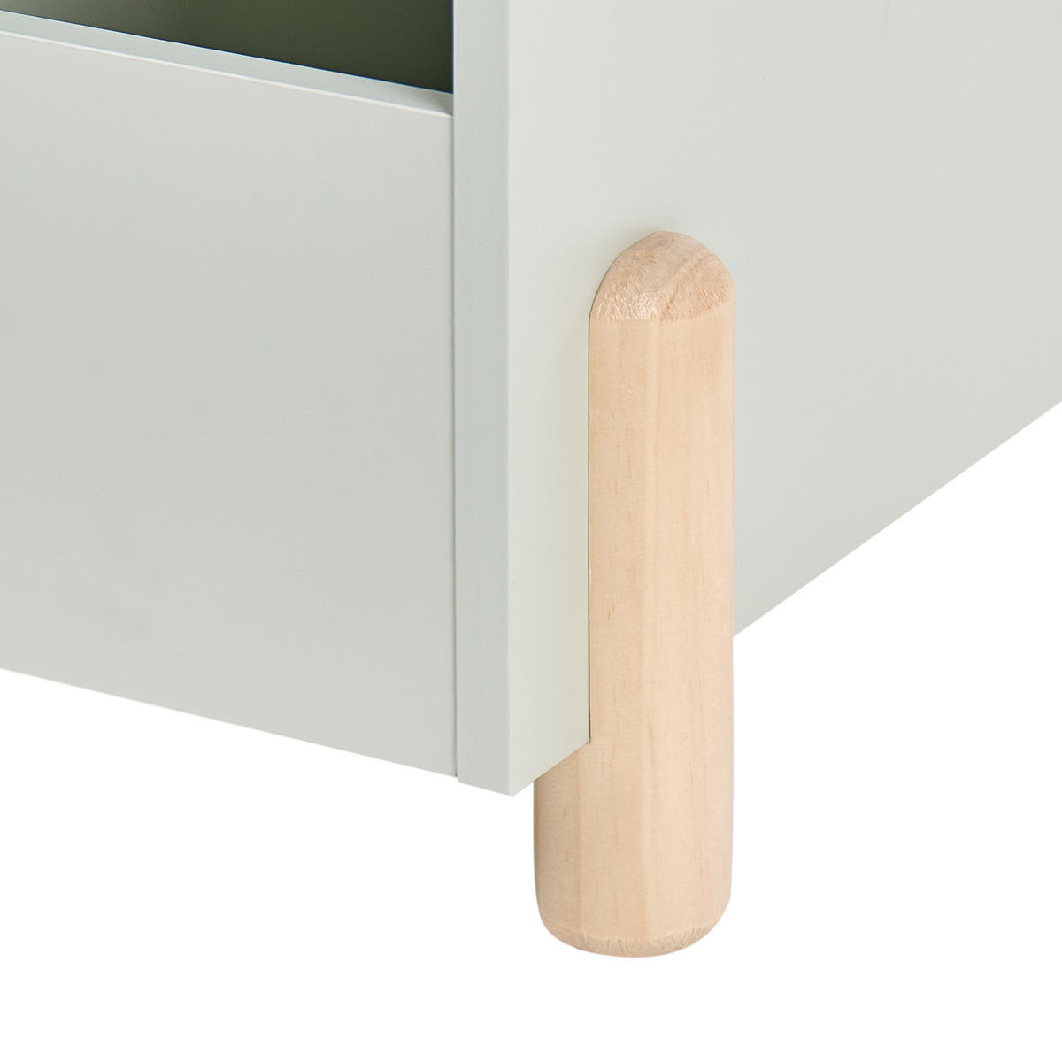 NACHTTISCH Hellgrün Quilpie - Hellgrün, Holzwerkstoff (36/40/45cm) - Beliani