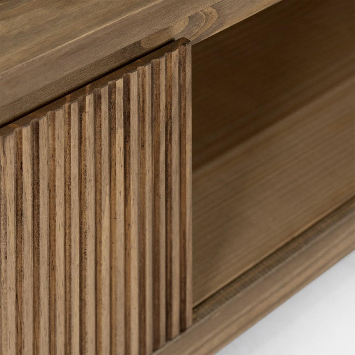 TV-ELEMENT Hanne Walnuss 180 cm x 48 cm - Walnussfarben, Holz (180/48/39cm) - Klast Home