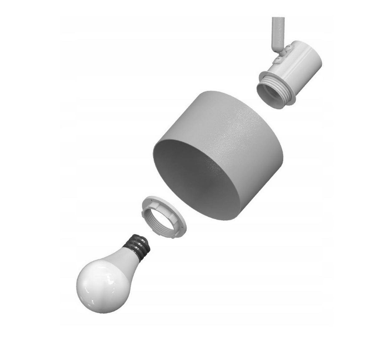 DECKENLEUCHTE Ecru - Beige/Goldfarben, Metall (12/42/21cm) - kiki design