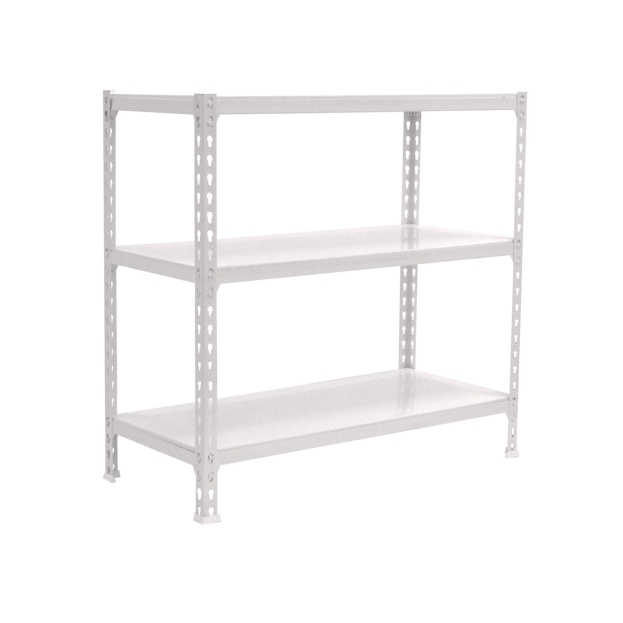 SCHWERLASTREGAL Baby Metal Shark HxBxT 90 x 120 x 50 cm Fachlast 200 kg Weiß - Weiß, Metall (120/90/50cm) - PROREGAL