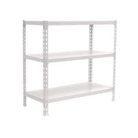 SCHWERLASTREGAL Small Metal Shark HxBxT 100 x 110 x 30 cm Fachlast 200 kg Weiß - Weiß, Metall (110/100/30cm) - PROREGAL