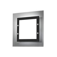 DECKENLEUCHTE - Schwarz, Glas (55/55/6cm) - Lumicom