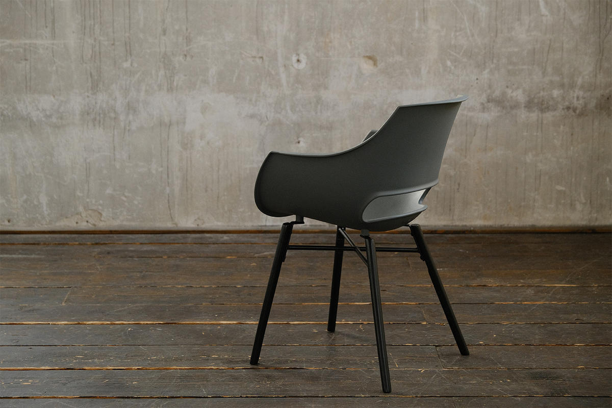 STUHL ZAJA Anthrazit Kunststoff - Anthrazit, Kunststoff (57/82/59cm) - KAWOLA