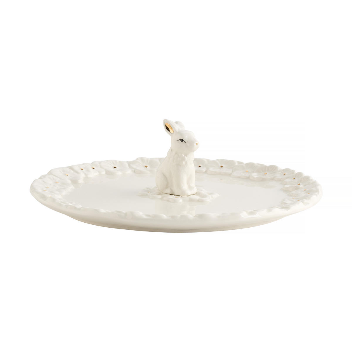 SERVIERTELLER Bellissima - Weiß, Stein (23.5/7.5/23.5cm) - home&you