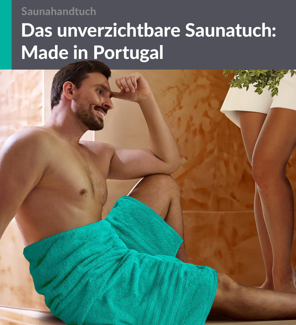 BADETUCH London Meeres Türkis 100x200 cm - Hellgrün, Textil (100/200cm) - Lashuma