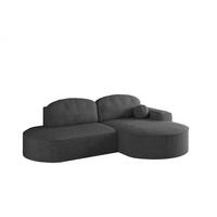 ECKSOFA Girona Mit Schlaffunktion - Dunkelgrau, Holzwerkstoff/Textil (278/179cm) - Fun Möbel
