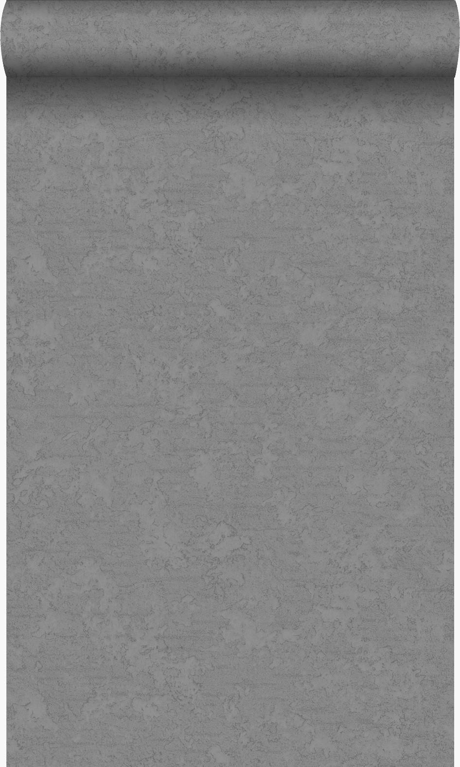 TAPETE Uni 53 cm x 10.05 m - Grau, Papier (53/1000cm) - Origin Wallcoverings