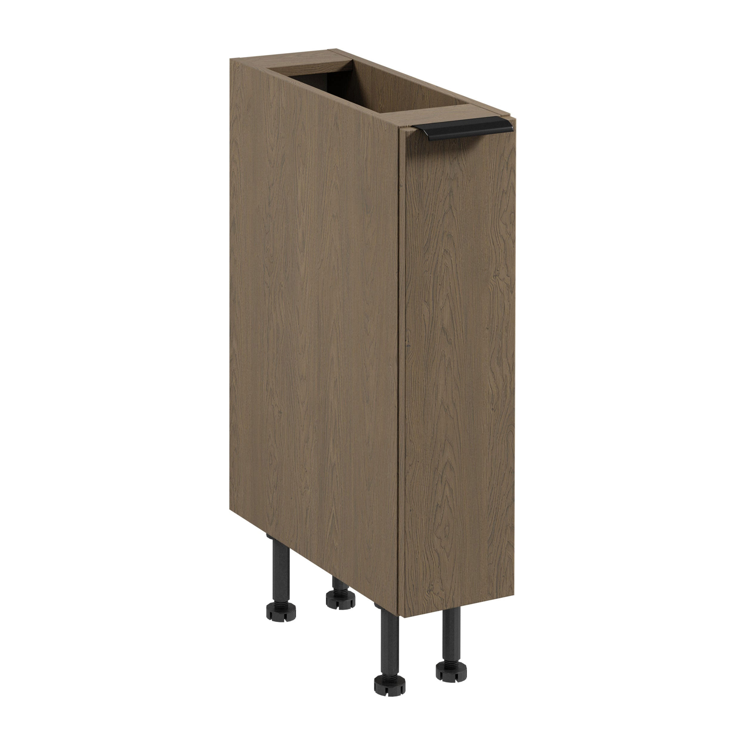 APOTHEKERSCHRANK D20C – Sorento Dunkle Eiche – Dunkle Eiche - Dunkelbraun, Holzwerkstoff (20/87/52cm) - ROYAL24_MARKT