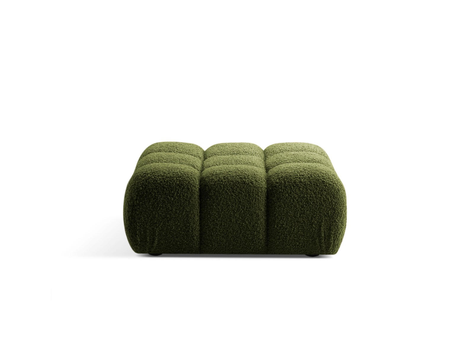 POUF Bellis aus Boucle grün - Grün, Textil (94/43/94cm) - Micadoni