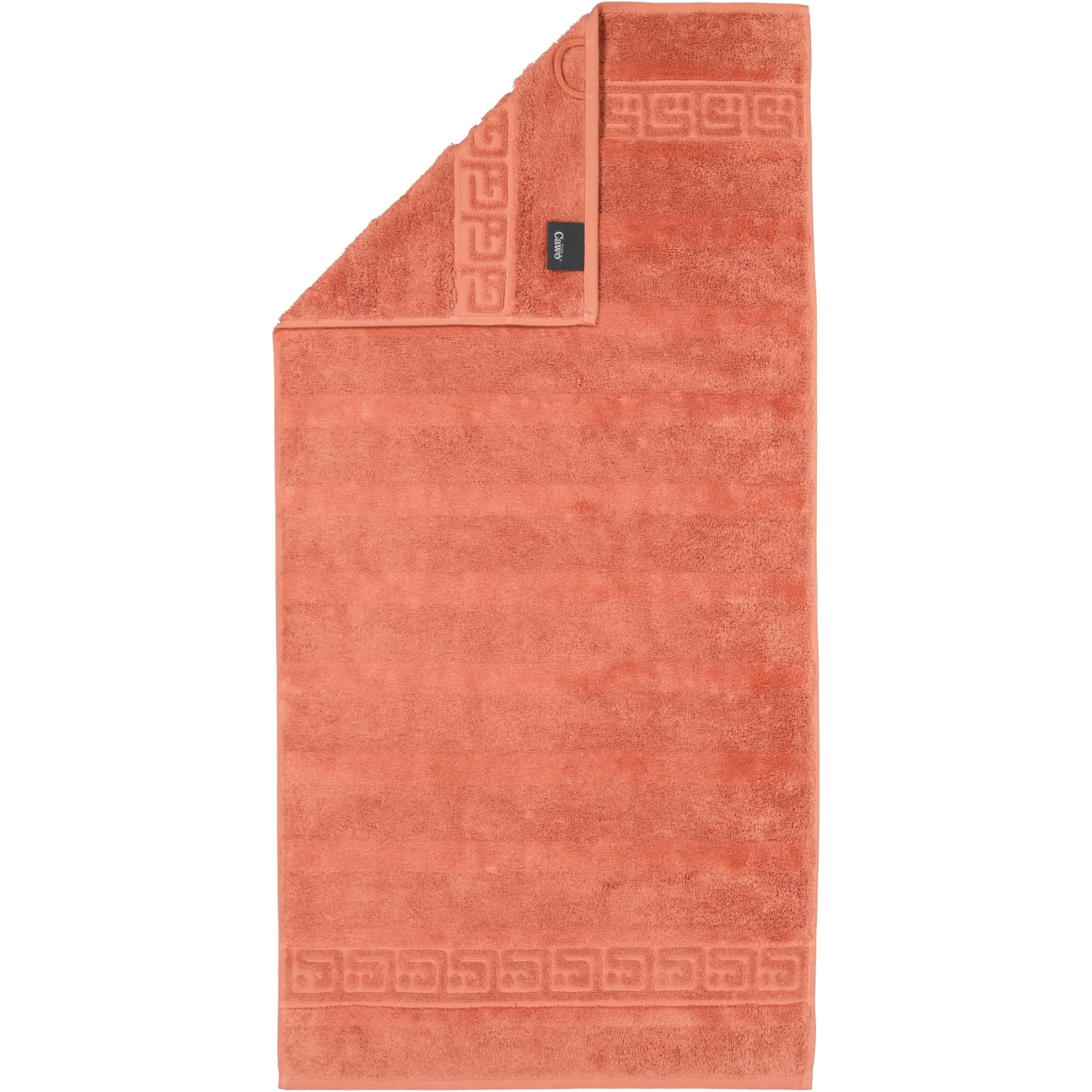 HANDTÜCHER NOBLESSE UNI 1001 BRICK - 387 - Orange, Textil (50/100cm) - Cawoe