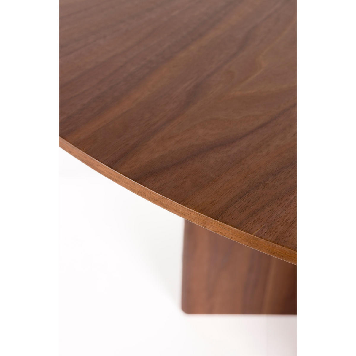 ESSTISCH Laurent Rund 120 cm Walnussfarbe - Braun, Holzwerkstoff (120/120/75cm) - Housecraft Living