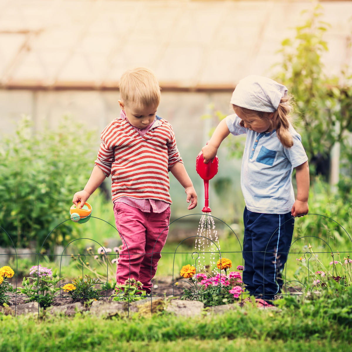 BEETZAUN - Grün, Metall (245/46.5/0.2cm) - Relaxdays