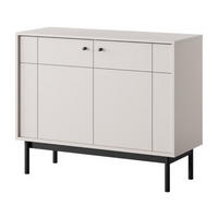 SIDEBOARD Kaschmir K104 Japandi Stil - Beige, Holzwerkstoff (103.4/83.5/39cm) - Sepro Meble