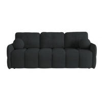 SOFA Grafit Abriamo Emili Mit Schlaffunktion - Graphitfarben, Textil (212/95/90cm) - Sepro Meble