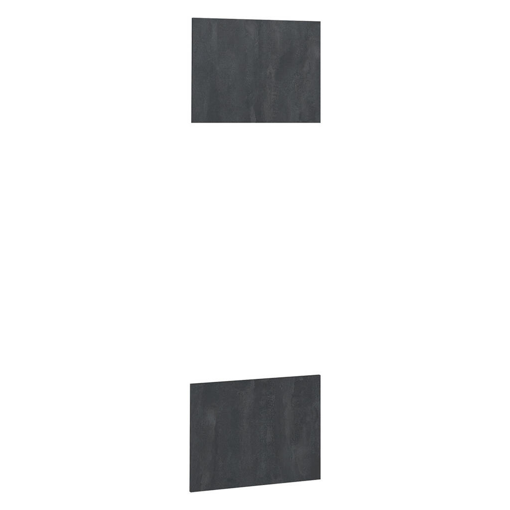 Vicco KUCHYŇSKÁ DVÍŘKA R-Line Černý beton 59.6 x 88.4 cm nábytková čela pro skříň k vestavné mikrovlnné troubě