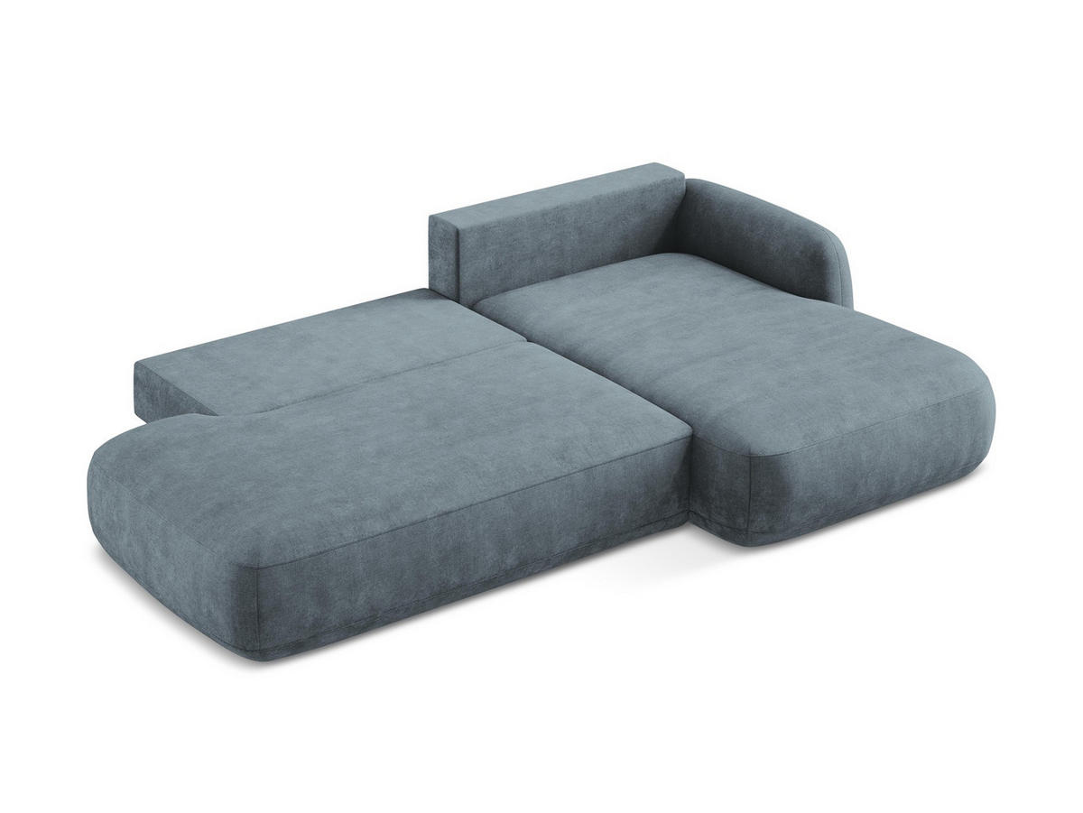 SOFAELEMENT Links Chenille Stoff Rot - Bordeaux/Schwarz, Holzwerkstoff/Kunststoff (179/70/113cm) - Makamii