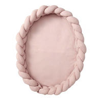 BABYNEST geflochten Rosa - Rosa, Textil (60/90cm) - nordic coast company