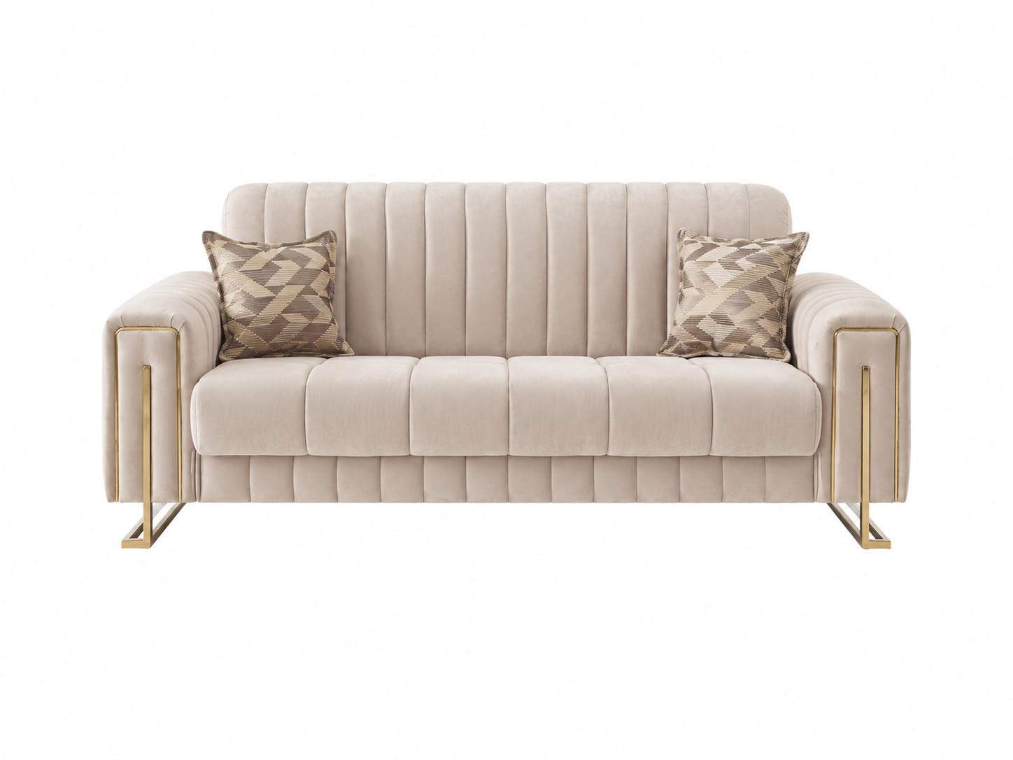 XXXLutz 2-Sitzer Beige 178x85x100 cm