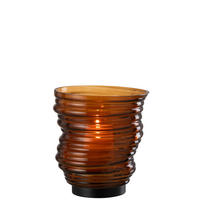 VASE TORNADI - Glas - Braun - S - Ø 16 cm - Braun, Glas (17cm) - J-Line