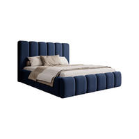 POLSTERBETT Doppelbett Ardal 180x200 cm, Dunkelblau - Dunkelblau, Textil (180/200cm) - Fedve