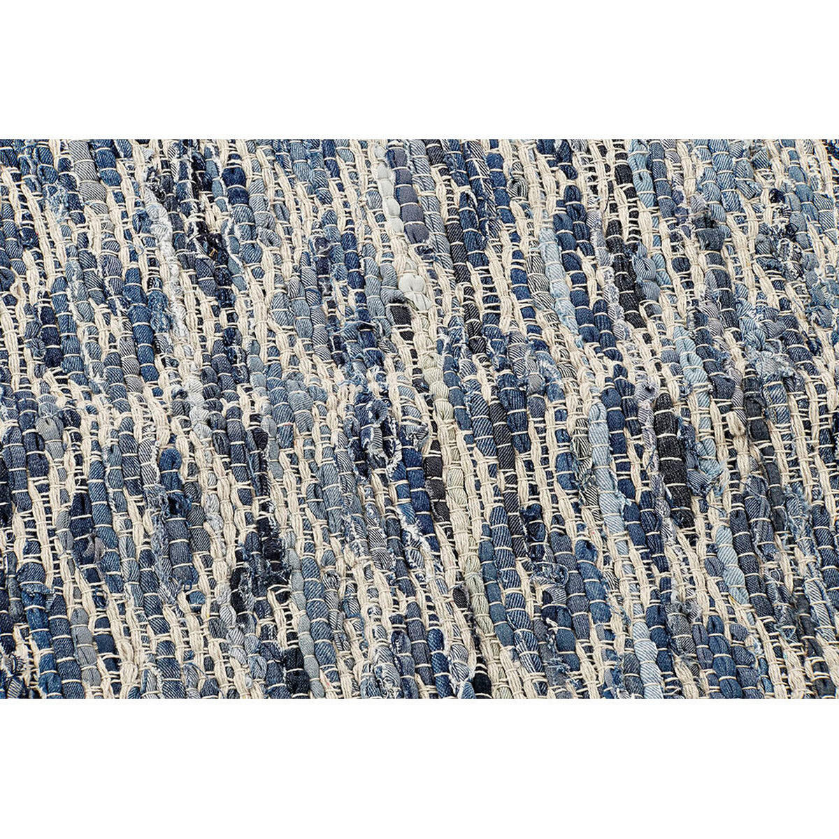 TEPPICH Blau Weiß (120 x 180 x 1 cm) - Multicolor, Textil (120/180cm) - DKD Home Decor